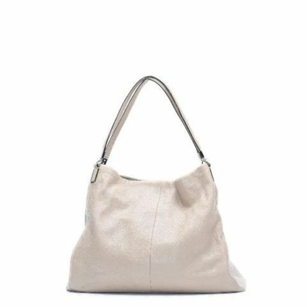 Coach Madison Ivory Phoebe Leather Large Tote Bag